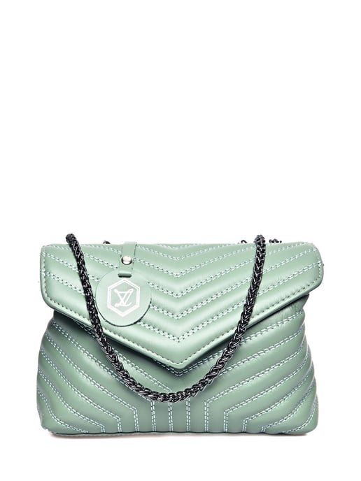 Luisa Vannini Grün Rindsledertasche - Image 1