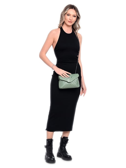 Luisa Vannini Grün Rindsledertasche - Image 5