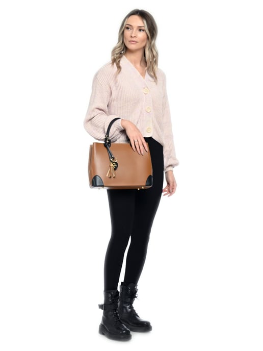 Isabella Rhea Rindsledertasche - Mehrfarbig - Image 5