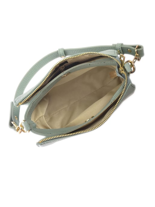 Luisa Vannini Grün Rindsledertasche - Image 4