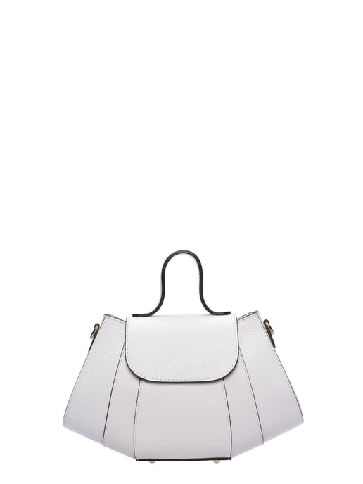 Luisa Vannini Weiß Rindsledertasche - Image 1