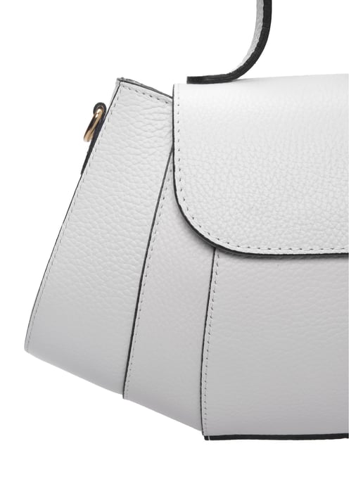 Luisa Vannini Weiß Rindsledertasche - Image 2