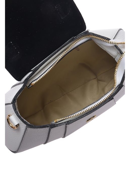 Luisa Vannini Weiß Rindsledertasche - Image 3