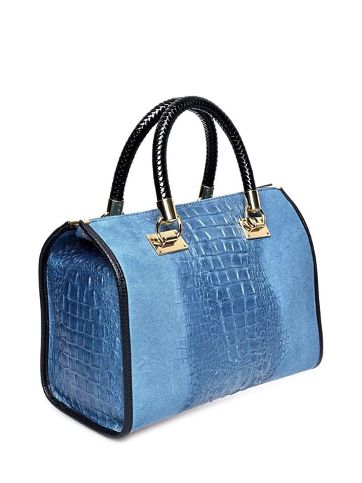 Isabella Rhea Blau Rindsledertasche - Image 2