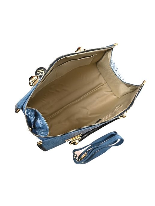 Isabella Rhea Blau Rindsledertasche - Image 4