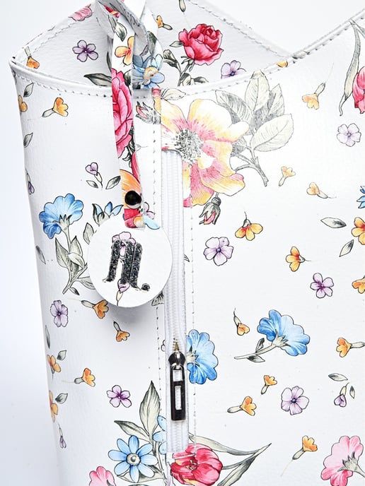 Anna Luchini Mehrfarbig Rindsledertasche - Image 3