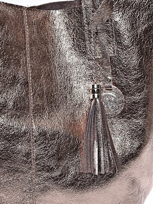 Roberta M Bronze Rindsledertasche - Image 3