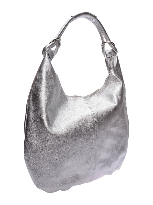 Anna Luchini Silber Rindsledertasche - Image 2