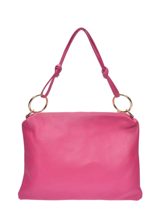 Luisa Vannini Fuchsia Rindsledertasche - Image 1