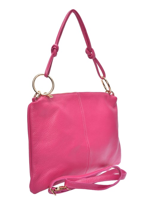 Luisa Vannini Fuchsia Rindsledertasche - Image 2