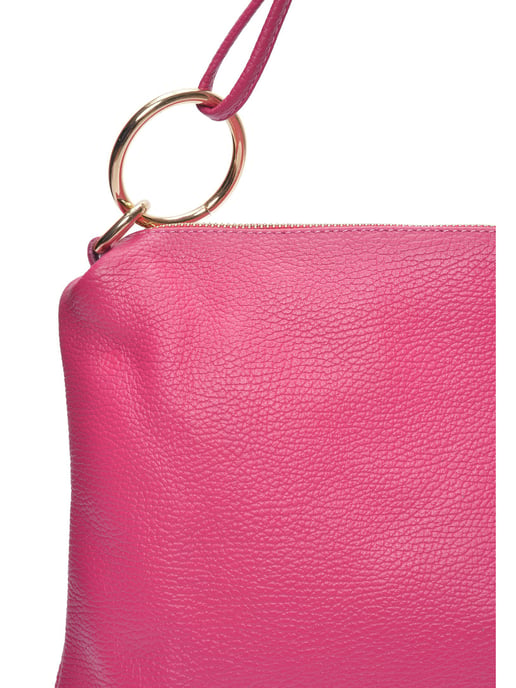 Luisa Vannini Fuchsia Rindsledertasche - Image 3