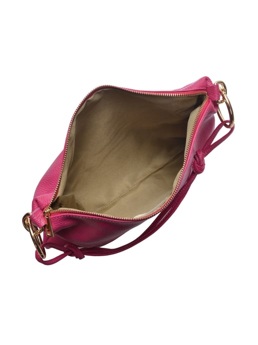 Luisa Vannini Fuchsia Rindsledertasche - Image 4