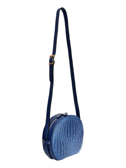 Roberta M Blau Rindsledertasche - Image 2