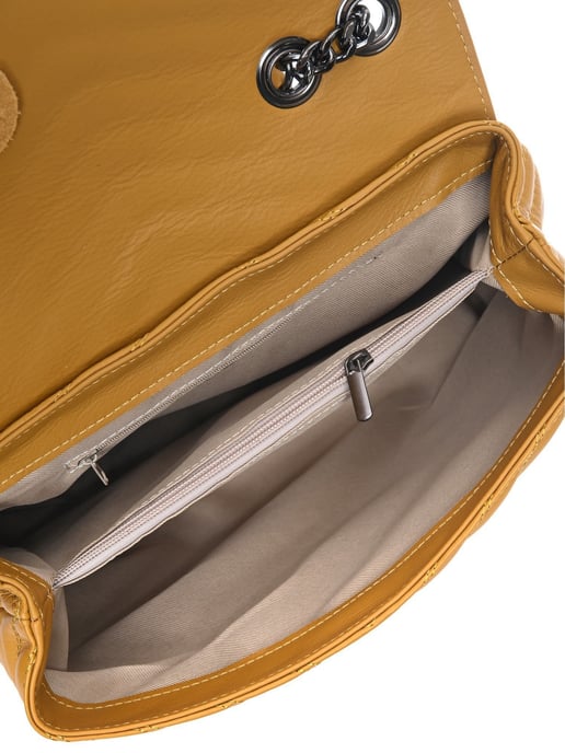 Luisa Vannini Senf Rindsledertasche - Image 4