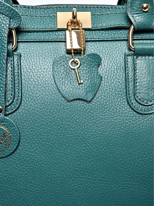 Roberta M Grün Rindsledertasche - Image 3
