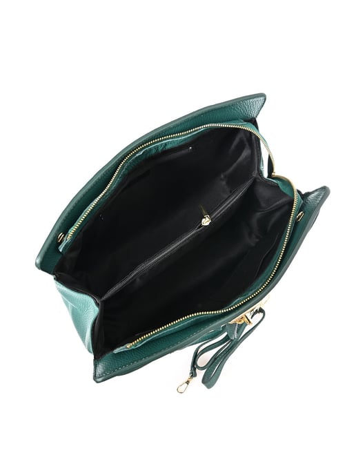 Roberta M Grün Rindsledertasche - Image 4