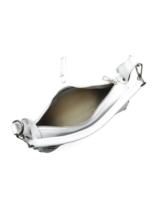 Anna Luchini Weiß Rindsledertasche - Image 4