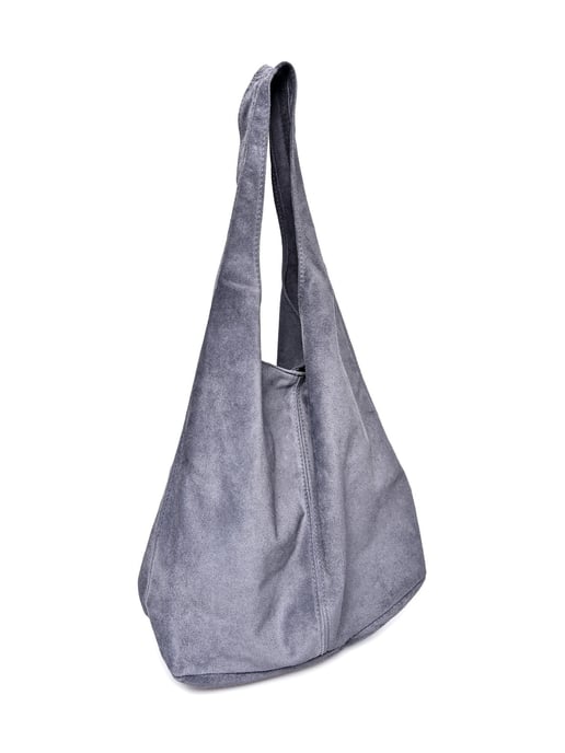Anna Luchini Grau Rindsledertasche - Image 2