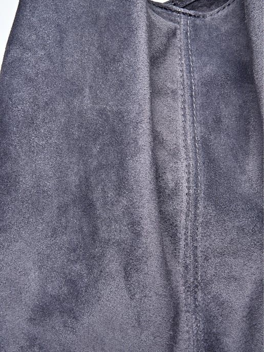 Anna Luchini Grau Rindsledertasche - Image 3
