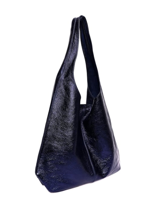 Luisa Vannini Blau Rindsledertasche - Image 2