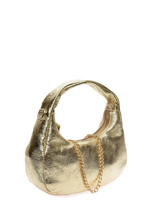 Anna Luchini Gold Rindsledertasche - Image 2