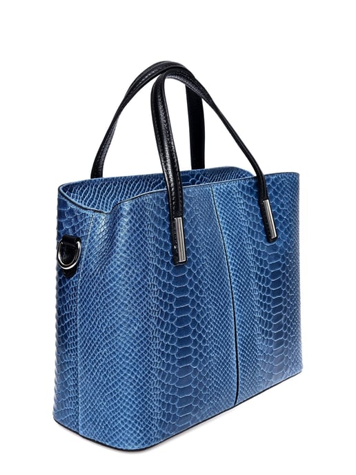 Roberta M Blau Rindsledertasche - Image 2