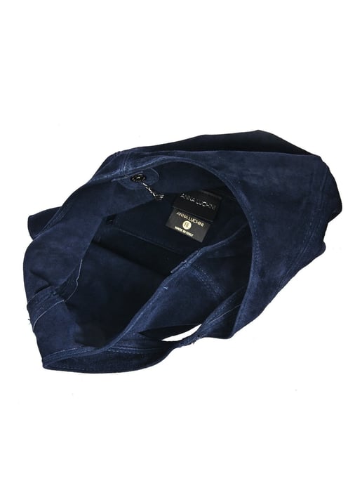 Anna Luchini Blau   Rindsledertasche - Image 4