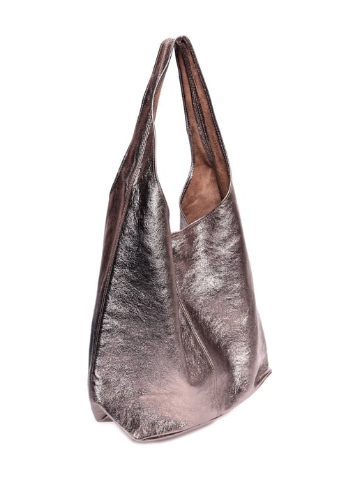 Luisa Vannini Bronze Rindsledertasche - Image 2