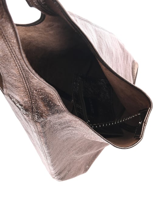 Luisa Vannini Bronze Rindsledertasche - Image 4