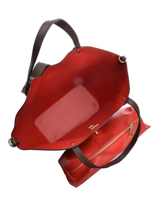 Isabella Rhea SCHOKOLADE Rindsledertasche - Image 4