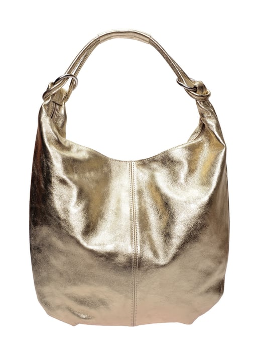 Anna Luchini Gold Rindsledertasche - Image 1