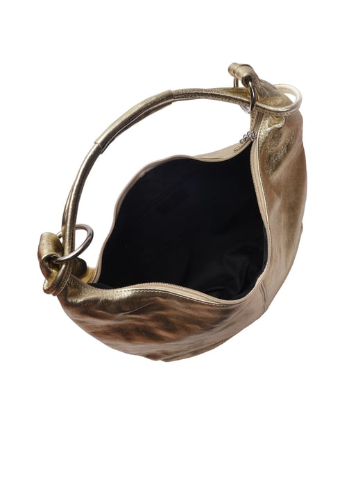 Anna Luchini Gold Rindsledertasche - Image 4