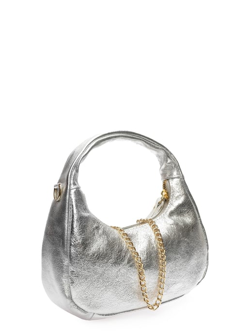 Anna Luchini Silber Rindsledertasche - Image 2