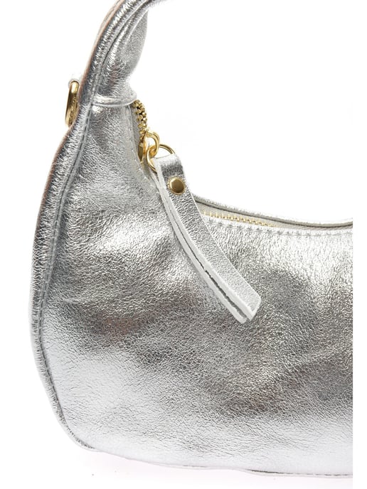 Anna Luchini Silber Rindsledertasche - Image 3