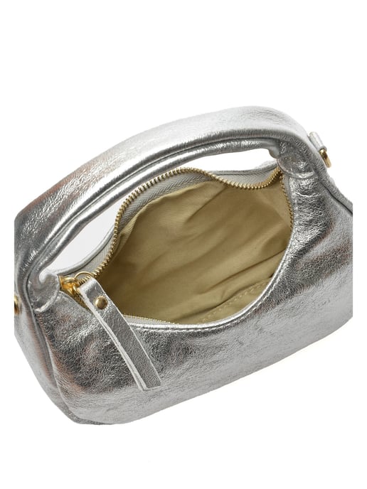 Anna Luchini Silber Rindsledertasche - Image 4