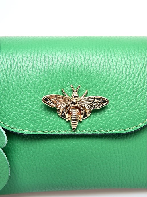 Anna Luchini Grün Rindsledertasche - Image 3