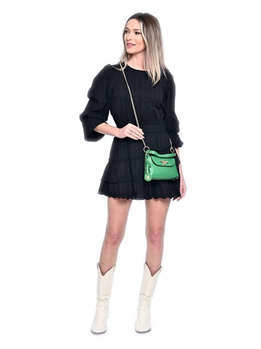 Anna Luchini Grün Rindsledertasche - Image 5