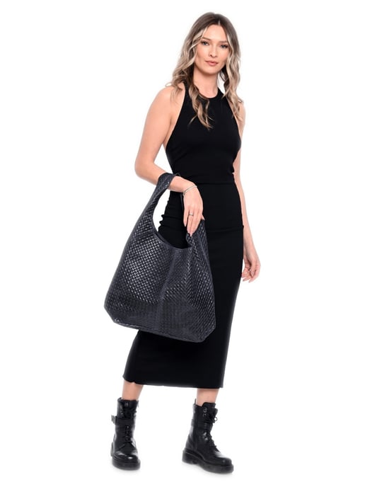 Luisa Vannini BLAU Rindsledertasche - Image 5