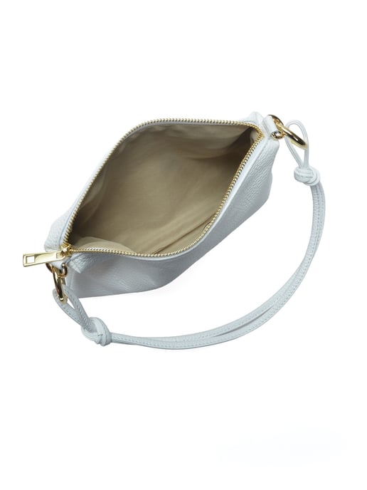 Anna Luchini Weiß Rindsledertasche - Image 4