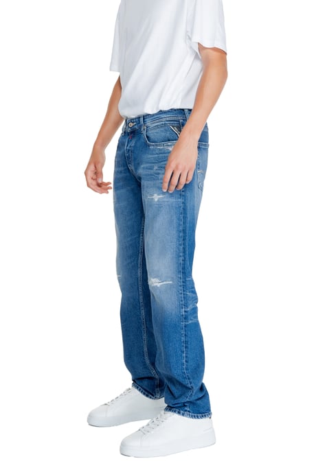 Anbass Relaxed Fit Destroyed Jeans - Image 3