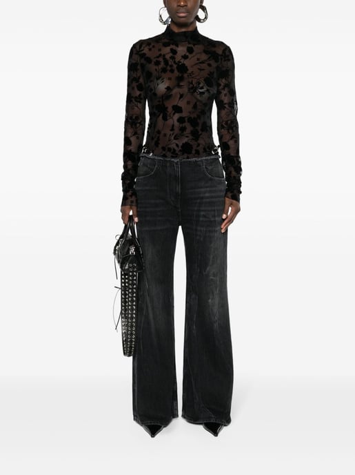 Weite Jeans aus Denim Baumwolle - Image 1