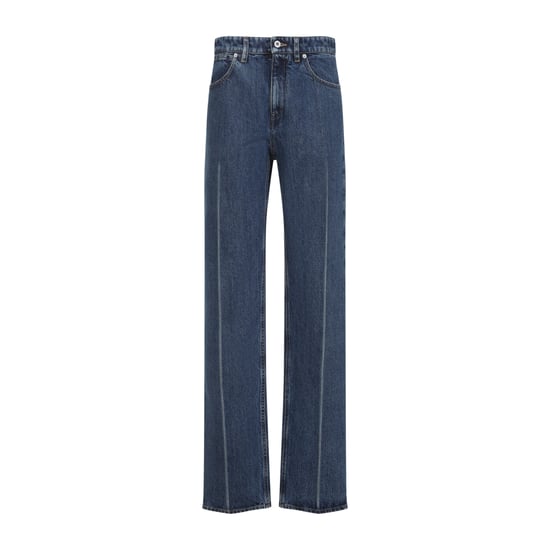Jeans mit weitem Beinschnitt und Nahtdetails - Image 2