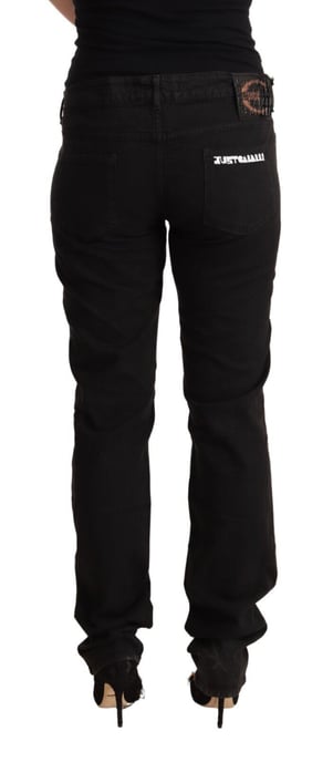Just Cavalli Pan72206 Schwarze Stretch-Denim-Jeans - Image 2