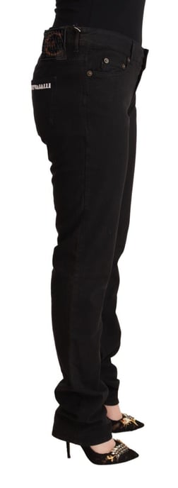 Just Cavalli Pan72206 Schwarze Stretch-Denim-Jeans - Image 3