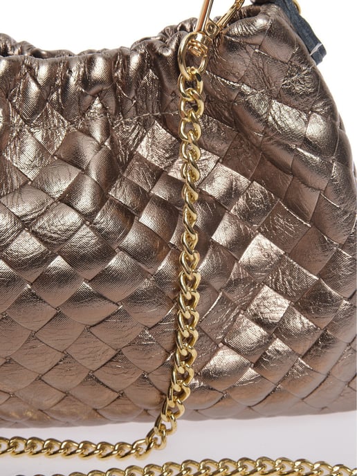 Anna Luchini Bronze Rindsledertasche - Image 3