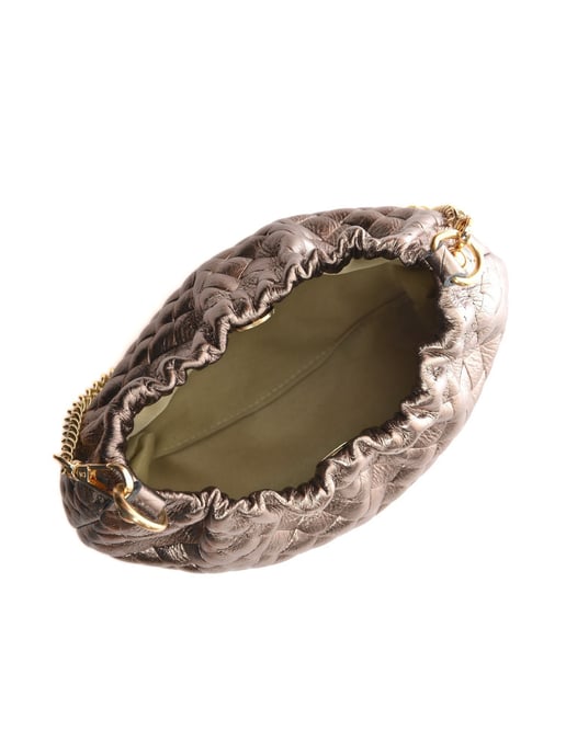 Anna Luchini Bronze Rindsledertasche - Image 4