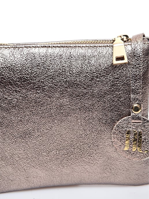 Anna Luchini Bronze Rindsledertasche - Image 3