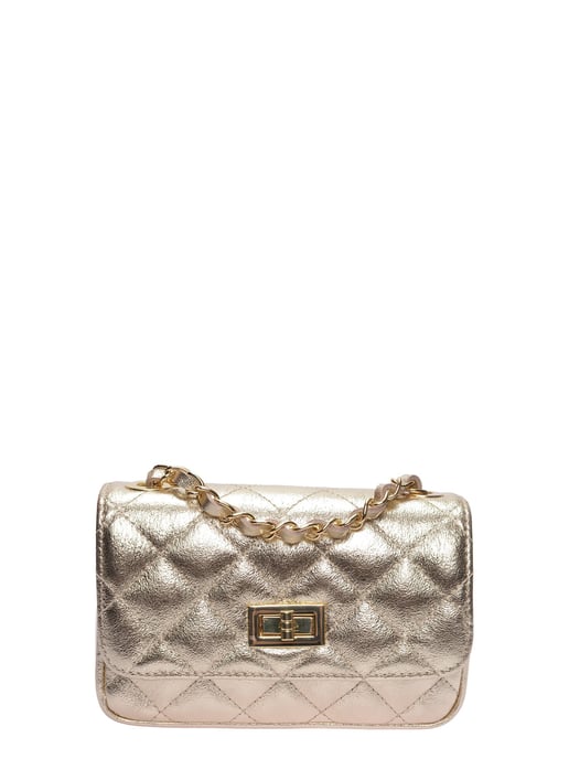 Luisa Vannini Gold Rindsledertasche - Image 1