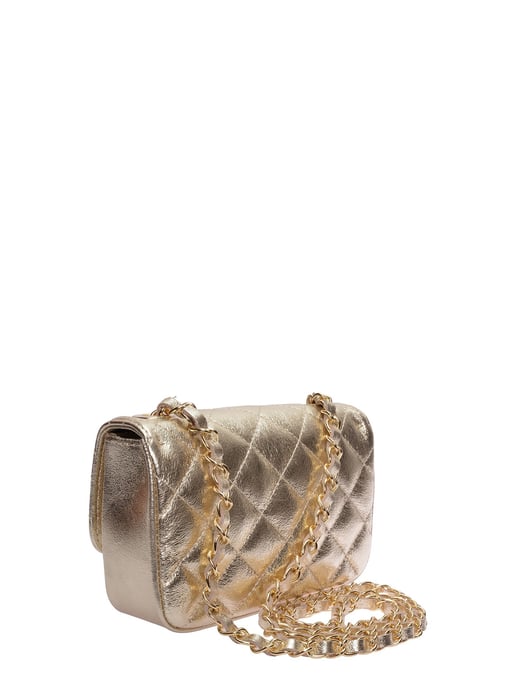 Luisa Vannini Gold Rindsledertasche - Image 2