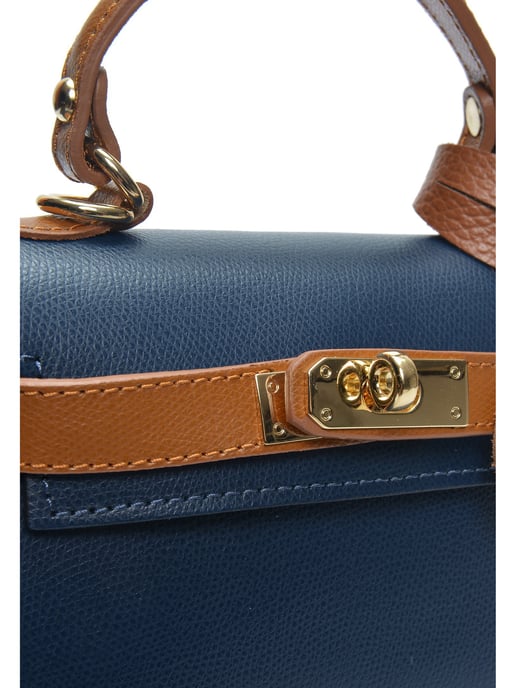 Isabella Rhea Zweifarbig Rindsledertasche - Image 3